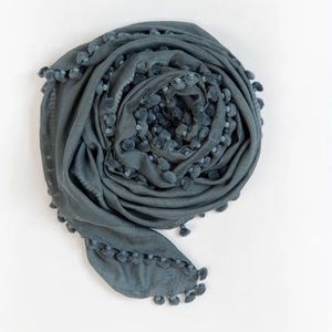 Matta Dupatta Plain Shawl, Slate